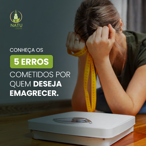 Os 5 erros mais comuns cometidos por quem deseja emagrecer.