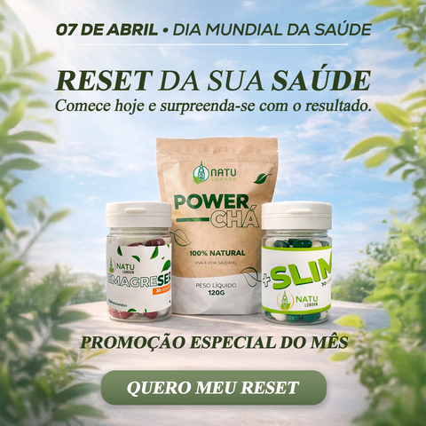 🌍 DIA MUNDIAL DA SÁUDE: Hora de dar um RESET no seu corpo e na sua rotina