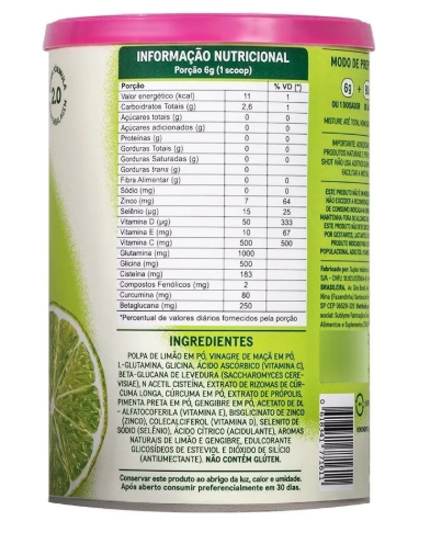 Morning Shot 2.0 Limão - Sublyme - 144g